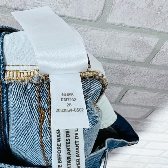 Madewell NWT The Slouchy Boyjean in Roswell Wash Size 28 - Picture 13 of 14